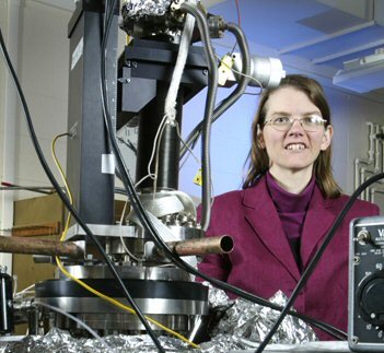 Carol Hirschmugl at University of Wisconsin’s Synchrotron Radiation Center