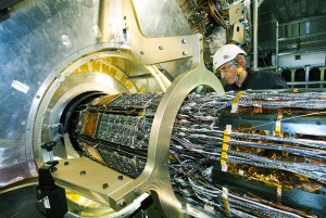Among Berkeley Lab contributions to the Large Hadron Collider was the inner pixel detector of the ATLAS experiment. 