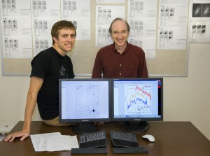 Kyle Barbary (left) and Saul Perlmutter, researchers at Berkeley Lab, the base institute for the Supernova Cosmology Project, were the lead authors of a paper that announced the discovery of an “unusual optical transient”