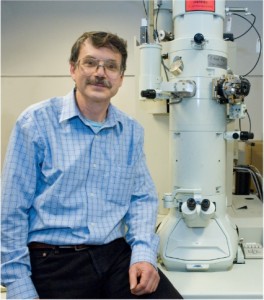 Alex Zettl, a physicist who holds joint appointments with Berkeley Lab and UC Berkeley, led the first live recording of carbon atoms in action at graphene edge. His previous accomplishments included the first fully functional radio from a single carbon nanotube, and a nanoscale mass sensor that can weigh individual atoms.