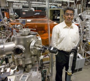 Ramamoorthy Ramesh, a faculty scientist with Berkeley Lab’s Materials Sciences Division, led the study in which a lead-free alternative to the current crop of piezoelectric materials was identified. (Photo by Roy Kaltschmidt, Berkeley Lab Public Affairs.)