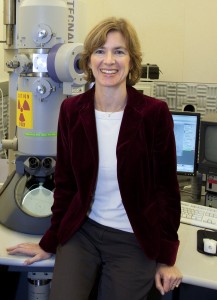 Jennifer Doudna holds joint appointments with Berkeley Lab, UC Berkeley and HHMI. (Photo by Roy Kaltschmidt, Berkeley Lab Public Affairs)