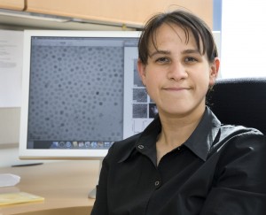 Delia Milliron, of Berkeley Lab’s Molecular Foundry, led the development of a universal method by which designer  nanomaterials can be created on-demand. (Photo by Roy Kaltschmidt, Berkeley Lab Public Affairs)