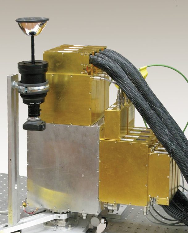 The current Compact Compton Imager-2 with its associated coolant connectors and electronics must be transorted on a cart. Research will provide better electronics and software, for higher accuracy in a smaller package. 