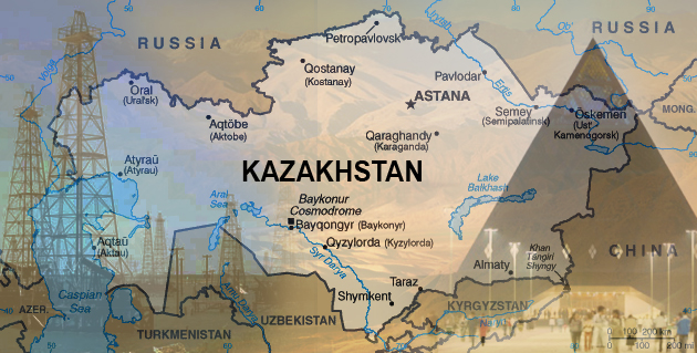 Kazakhstan-map