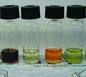 Vials of ligand-free nanocrystals dispersed in solution for various applications, including energy storage, smart windows and LEDs.