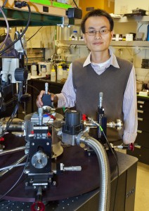 Peidong Yang, a chemist who holds joint appointments with Berkeley Lab and UC Berkeley, is a recognized nanoscience authority. (Photo by Roy Kaltschmidt, Berkely Lab Public Affairs)