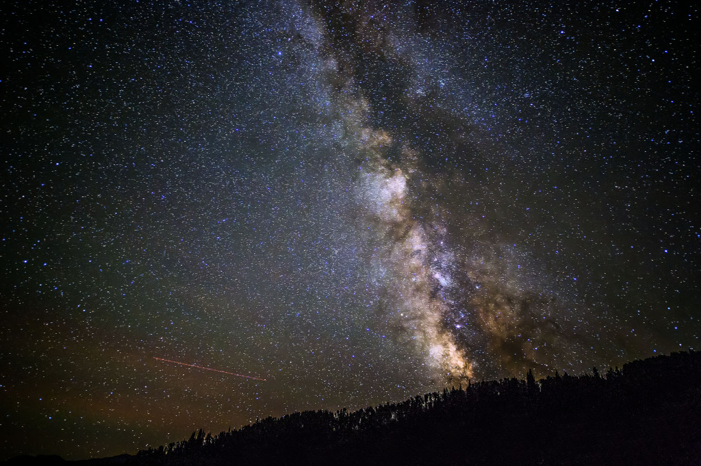 Milky Way at 10,000 feet - Mt. Crested Butte, Colorado. Credit: Roy Kaltschmidt