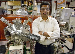 Ramamoorthy Ramesh is Berkeley Lab’s Associate Laboratory Director for Energy Technologies, a UC Berkeley professor, and a leading authority on multiferroics. (Photo by Roy Kaltschmidt)