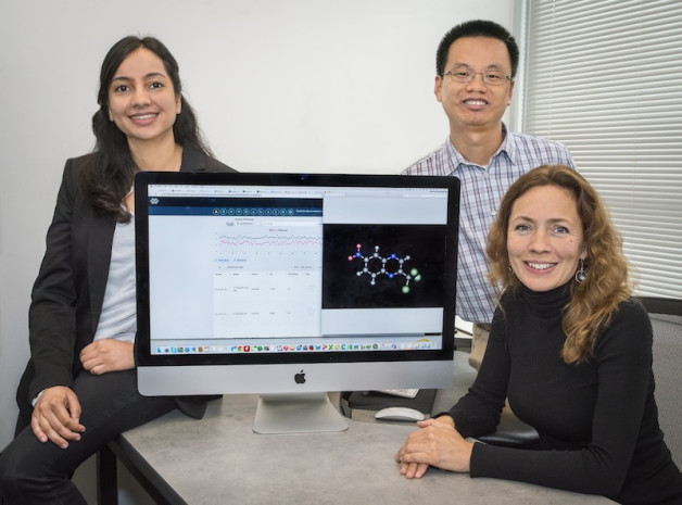 Berkeley Lab scientist Kristin Persson and her electrolyte genome team.