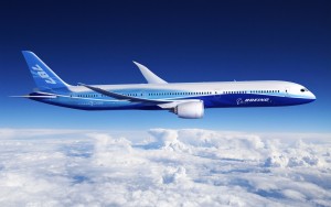 Air travels accounts for about two-percent of the annual greenhouse gas emissions from human activity. A new catalytic process for biofuels could significantly reduce this figure. (courtesy of Boeing)