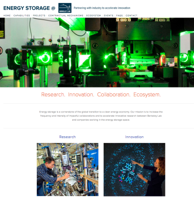 energy storage screenshot