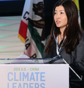 Nan Zhou speaks at the U.S.-China Climate Leaders Summit