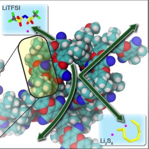Membranes based on PIMs feature subnanometer-sized pores that allow smaller ions such as LiTFSI to pass through while blocking larger polysulfide ions (Li2Sx). This selectivity prevents unwanted crossovers that reduce battery lifetimes and performance.