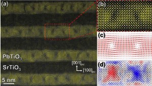 The first ever observations of rotating topologies of electrical polarization in a ferroelectic material could find potential applications in ultracompact data storage and processing and the production of new states of matter. 