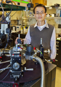 Nanoscience expert Peidong Yang holds appointments with Berkeley Lab, UC Berkeley and the Kavli Energy NanoSciences Institute at Berkeley. (Photo by Roy Kaltschmidt)