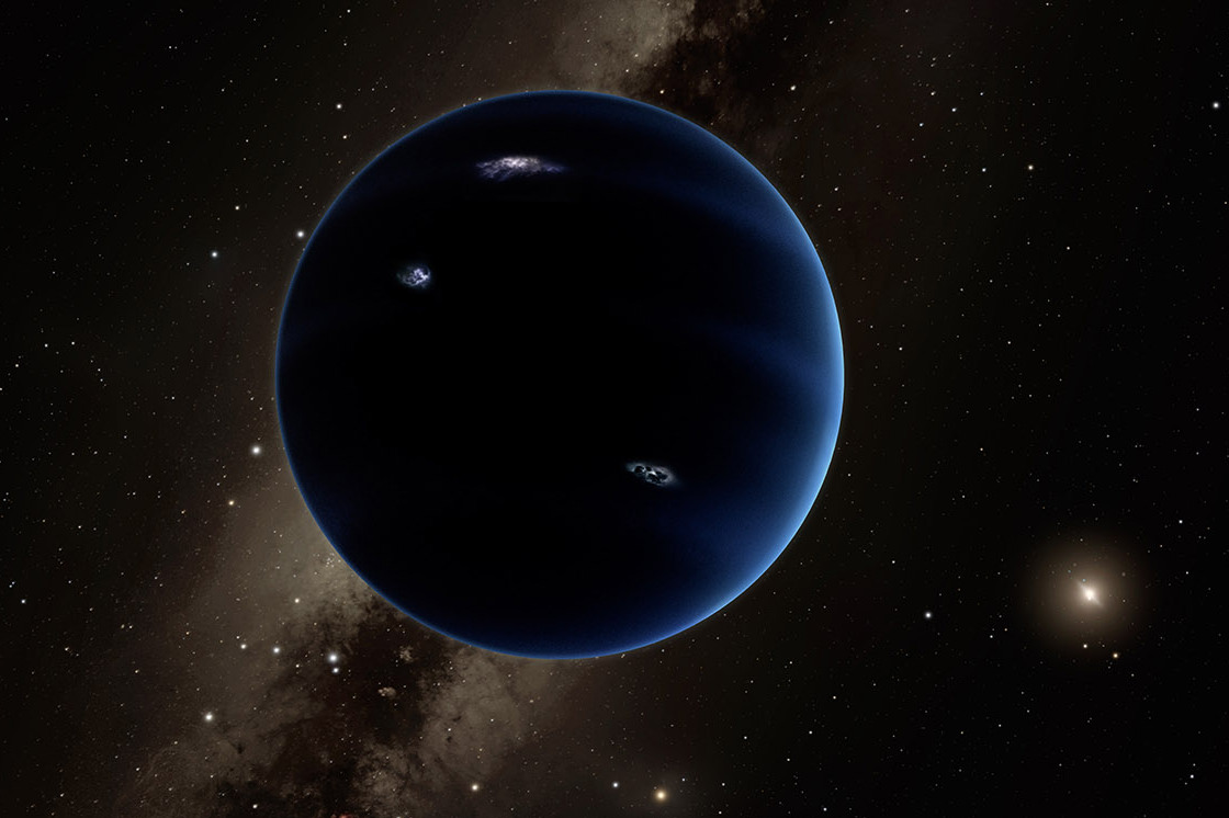 Image - The public is now invited to participate in the hunt for a hypothetical ninth planet in our solar system, dubbed Planet Nine. This image shows an artist's concept of how Planet Nine may appear—if it exists. (Credit: NASA)