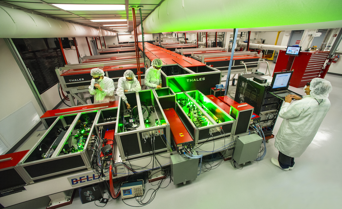 Image - A view of BELLA, the Berkeley Lab Laser Accelerator. (Credit: Roy Kaltschmidt/Berkeley Lab)