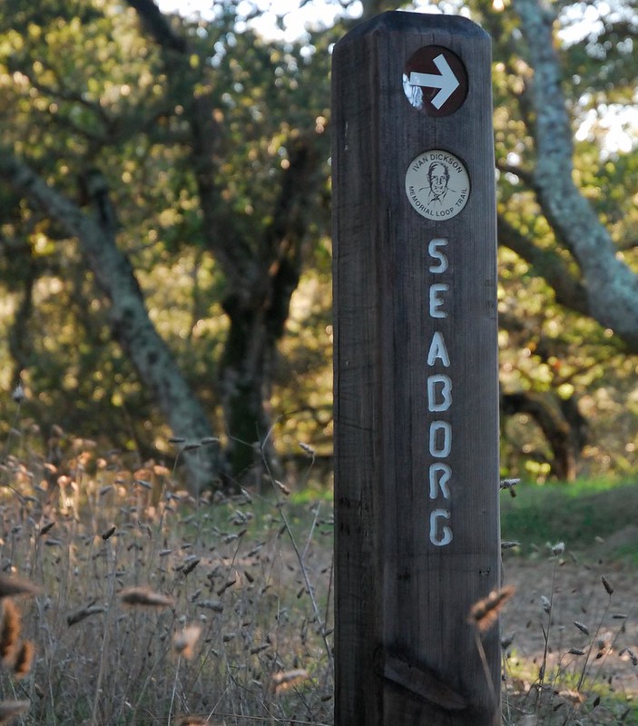 Photo - Seaborg Trail marker, East Bay, California (Credit: Janine/Flickr)