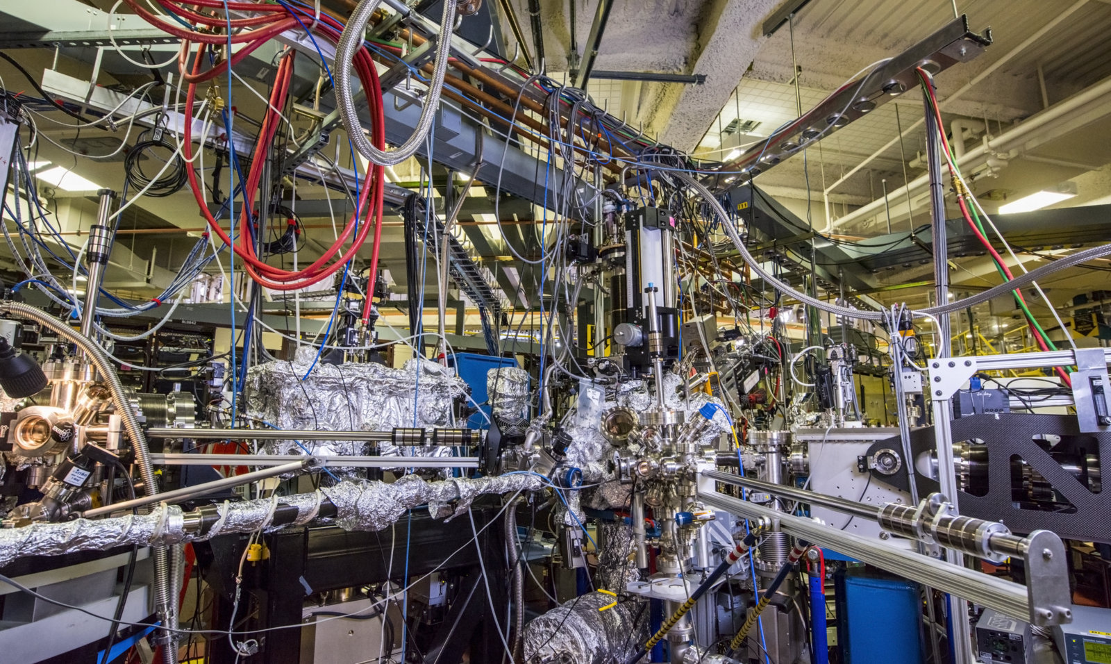 Photo - The high-efficiency RIXS system at the Advanced Light Source’s Beamline 8.0.1 (Credit: Marilyn Sargent/Berkeley Lab)