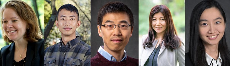 composite image of (from left) Carolyn Szum (Lead Researcher), Han Li, Chao Ding, Nan Zhou, Xu Liu