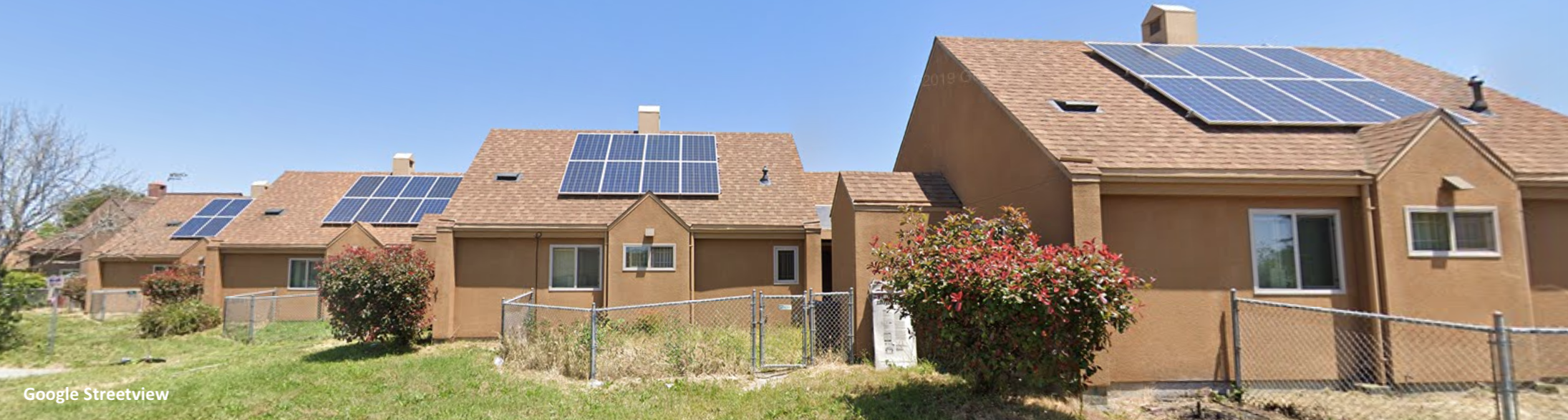 photo of solar panels on residential homes