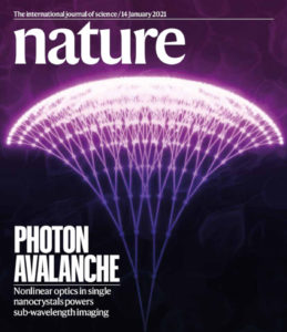 avalanching nanoparticles Nature cover Molecular Foundry Berkeley Lab