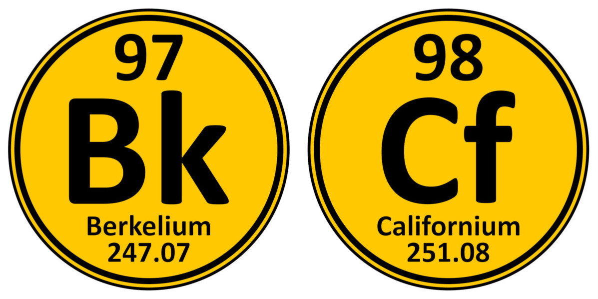 berkelium californium heavy elements
