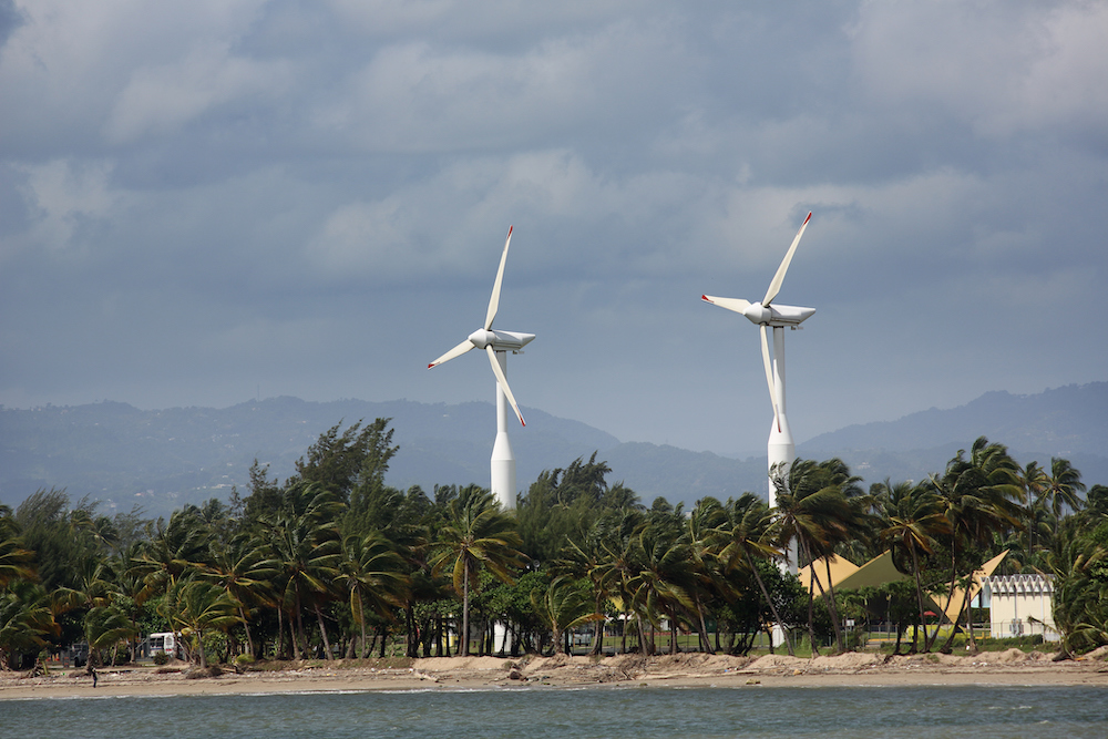 Wind Turbines in San juan Puerto Rico