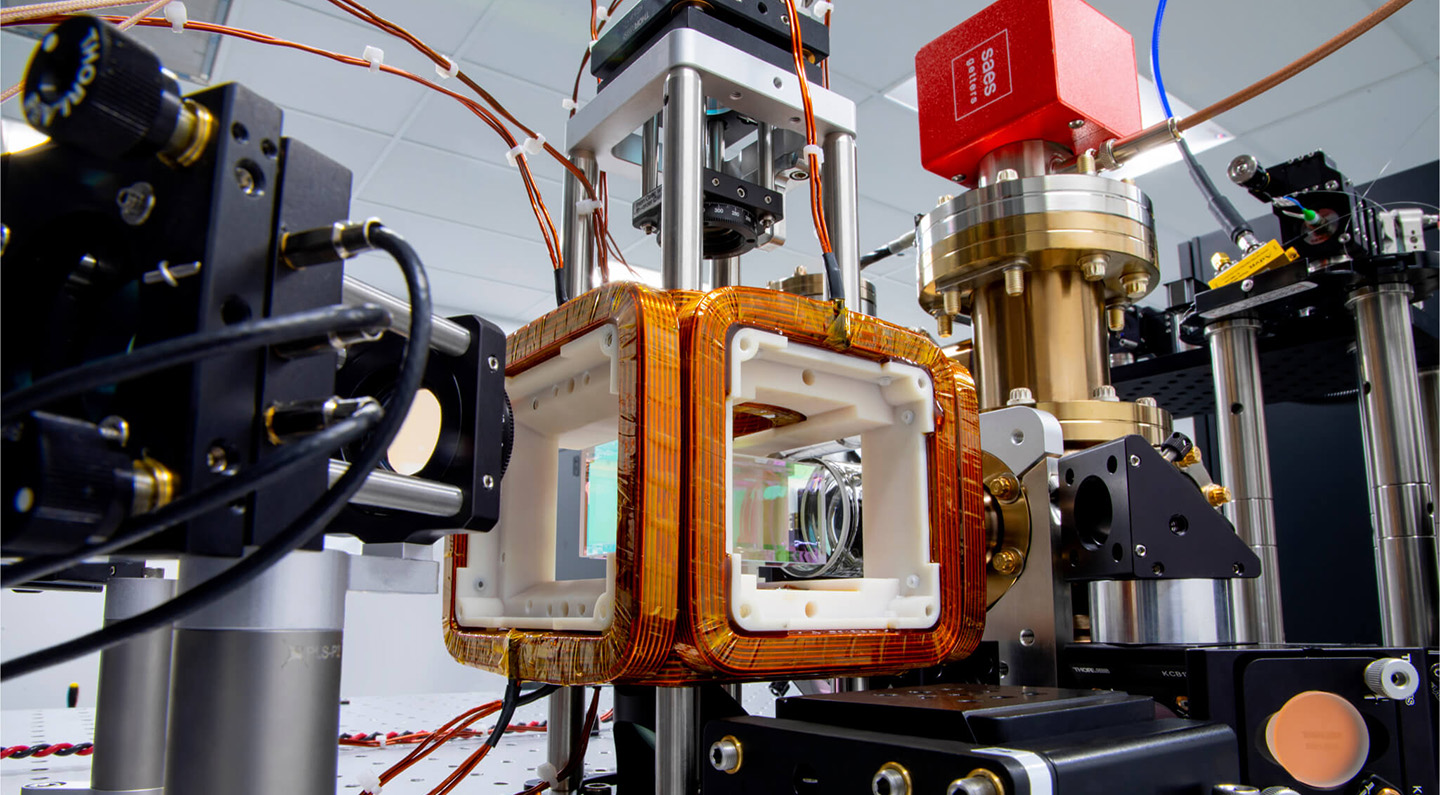 The Aquila magneto-optical trap in QuEra’s facilities.