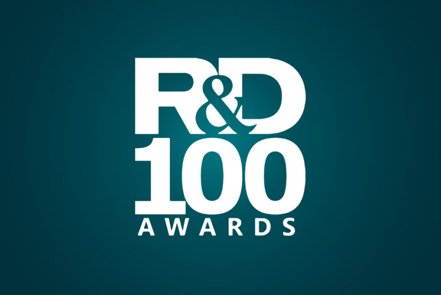 R&D 100 logo over a navy gradient background