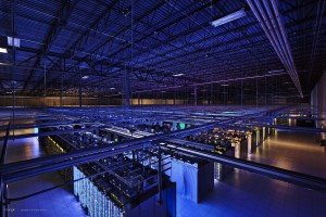 Moving local software applications to cloud data centers like this one promise significant energy savings, according to a study led by Berkeley Lab.