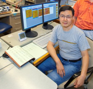 Junqiao Wu is a physicist who holds joint appointments with Berkeley Lab’s Materials Sciences Division and UC-Berkeley’s Department of Materials Science and Engineering. (Photo by Roy Kaltschmidt)